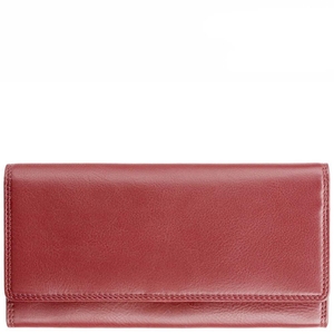 Женский кошелек из натуральной кожи с RFID Visconti Heritage Buckingham HT35 Red