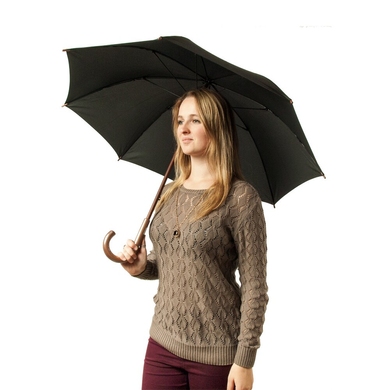 Зонт-трость унисекс Fulton Kensington-1 L776 Black (Черный)