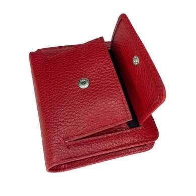 Жіночий гаманець з натуральної шкіри Karya 2007-46 червоного кольору