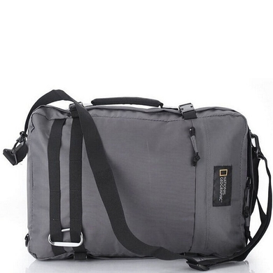 Рюкзак-сумка з відділенням для ноутбука до 15" National Geographic Hibrid N11801 сірий