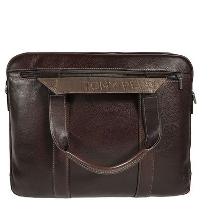 Мужская сумка-портфель Tony Perotti Tuscania 6035 moro (коричневая)