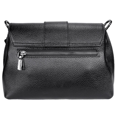 Женская кожаная сумка Tony Bellucci с широким ремнем TB0526-281 черного цвета, Черный