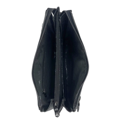 Чоловічий клатч Karya з натуральної зернистої шкіри 0746-45 чорний, Чорний