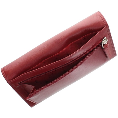 Женский кошелек из натуральной кожи с RFID Visconti Heritage Buckingham HT35 Red