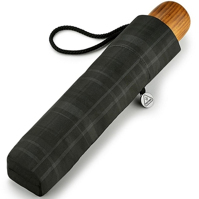 Зонт мужской Fulton Hackney-2 G868 Charcoal Check (Темно-серая клетка)