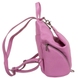 Жіночий рюкзак з натуральної м'якої шкіри Mattioli 089-18C рожевий
