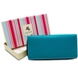 Жіночий гаманець з натуральної шкіри з RFID Visconti Rainbow Honolulu RB55 Blue Multi