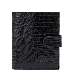 Мужское портмоне Karya из натуральной кожи 0985-076 черного цвета, Черный