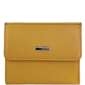 Жіночий гаманець Karya з натуральної шкіри KR1-1065-56 жовтого кольору