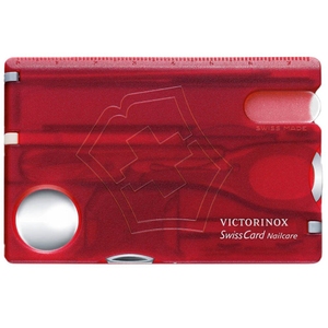 Швейцарська карта Victorinox SwissCard Nailcare 0.7240.T (Червоний)