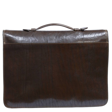 Чоловічий портфель з натуральної шкіри Tony Perotti italico 8091L коричневий