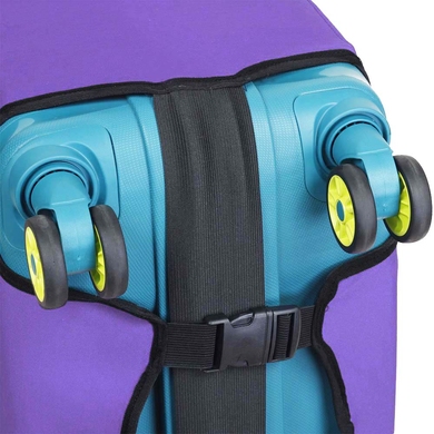 Чехол защитный для среднего чемодана из дайвинга M 9002-55 Фиолетовый, Фиолетовый