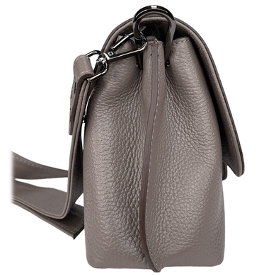 Женская кожаная сумка Tony Bellucci с широким ремнем TB0526-213 цвета таупе, Таупе