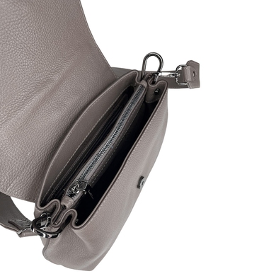Женская кожаная сумка Tony Bellucci с широким ремнем TB0526-213 цвета таупе, Таупе