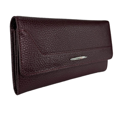 Шкіряний гаманець Eminsa на магнітах ES2188-18-6 баклажанового кольору