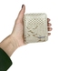 Невеликий жіночий гаманець з натуральної шкіри Karya 2012-011 бежево-кавовий