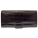 Жіночий гаманець Karya з натуральної шкіри 1098-57 темно-коричневого кольору