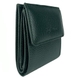 Малый кожаный кошелек Tony Bellucci на кнопке TB893-1005 темно-зеленый