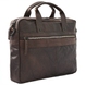 Мужская сумка-портфель из натуральной кожи Spikes & Sparrow Bronco 4154401 Dark Brown