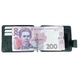 Кожаное портмоне-кредитница с зажимом для денег Karya 0044-030 темно-зеленого цвета, Темно-зеленый