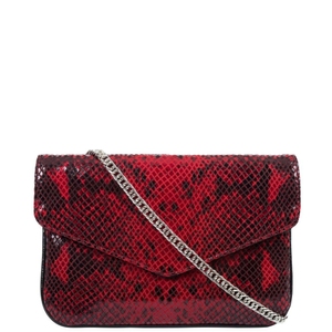 Жіноча шкіряна сумка Mattioli 094-18C червоно-чорна, Красный с черным