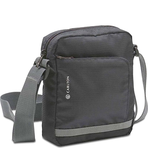 Небольшая текстильная сумка CARLTON Travel Accessories SLINBAGAGRY серая, Серый