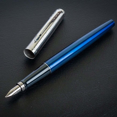 Перьевая ручка Parker Jotter 17 Royal Blue CT FP M 16 312 Синий