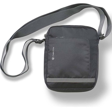 Небольшая текстильная сумка CARLTON Travel Accessories SLINBAGAGRY серая, Серый