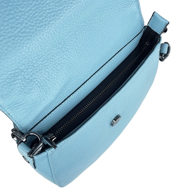 Женская сумка Karya из зернистой кожи KR2396-100 голубого цвета, Голубой