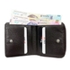 Невеликий жіночий гаманець з натуральної шкіри Karya 2012-011/39 бежево-кавовий