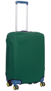 Чехол защитный для среднего чемодана из неопрена M 8002-32, 800-Темно-зеленый (бутылочный)