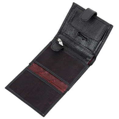 Мужское портмоне Karya из натуральной кожи 0985-45 черного цвета, Черный