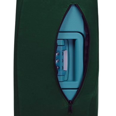 Чехол защитный для малого чемодана из дайвинга S 9003-54 Черно-зелений, 900-Темно-зеленый (бутылочный)