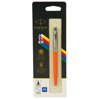 Шариковая ручка в блистере Parker Jotter 17 Plastic Orange CT BP 15 436 Ярко-оранжевый/Хром