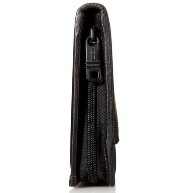 Мужское портмоне-клатч из натуральной кожи и текстиля (Ballistic Nylon) Tumi Alpha SLG Travel Case 019275D, Черный