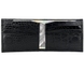 Шкіряний затискач для грошей на магніті Karya з монетником KR1-0903-53 чорний, Чорний