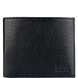 Велике портмоне з вкладишем з натуральної шкіри Bond NON 531-281 чорного кольору, Чорний