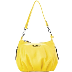 Женская кожаная сумка Tony Bellucci из мягкой кожи TB0317-2 желтого цвета, Жёлтый