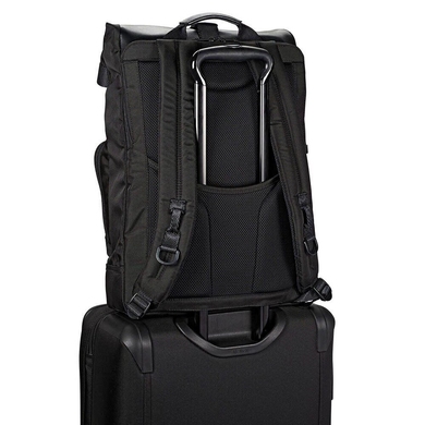 Рюкзак з відділенням для ноутбука до 15" Tumi Alpha Bravo London Roll-Top 0232388D Black