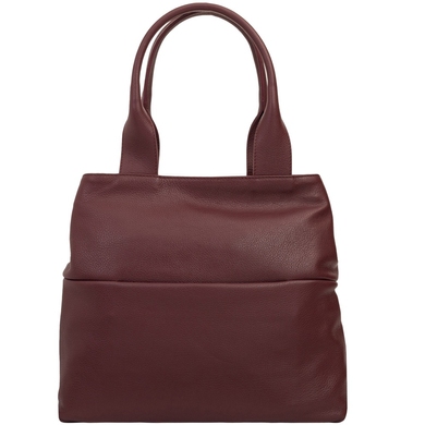 Женская сумка Mattioli 083-21C из натуральной итальянской кожи бордового цвета, Бордовый