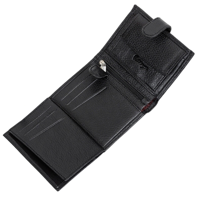 Мужское портмоне Karya из натуральной кожи 0985-45-1 черного цвета, Черный