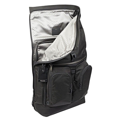 Рюкзак з відділенням для ноутбука до 15" Tumi Alpha Bravo London Roll-Top 0232388D Black