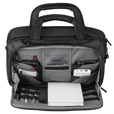 Ділова сумка з відділенням для ноутбука до 14/16" Wenger BC Pro 606464 Black, Чорний