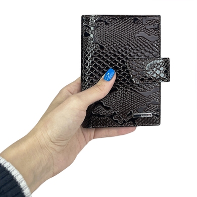 Шкіряна обкладинка Karya на автодокументи та паспорт KR448-015 темно-коричнева, Темно-коричневий