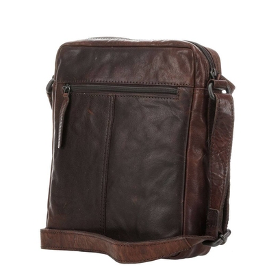Мужская сумка из натуральной кожи Spikes & Sparrow Authentic 5951201 Dark Brown