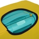 Чохол захисний для малої валізи з неопрена S 8003-43 гірчичний, Гірчичний