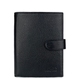 Портмоне с откидными карманами Bond NON из натуральной кожи 527-1 черного цвета, Черный
