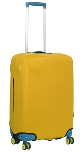 Чехол защитный для среднего чемодана из неопрена M 8002-43 горчичный, Горчичный