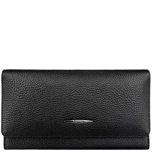 Кожаный кошелек Eminsa на магнитах ES2199-18-1 черного цвета