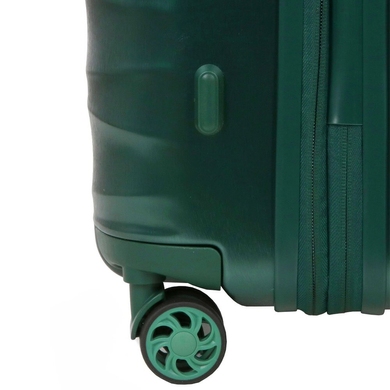 Валіза з полікарбонату/ABS пластику на 4-х колесах Roncato Stellar 414702 (середня), 4147-17-Dark green